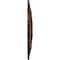 Ekena Millwork Riley Ceiling Medallion (Fits Canopies up to 4 5/8"), Hand-Painted Rust, 18"OD x 3 1/2"ID x 1 1/2"P CM18RLRUS - alternate 3
